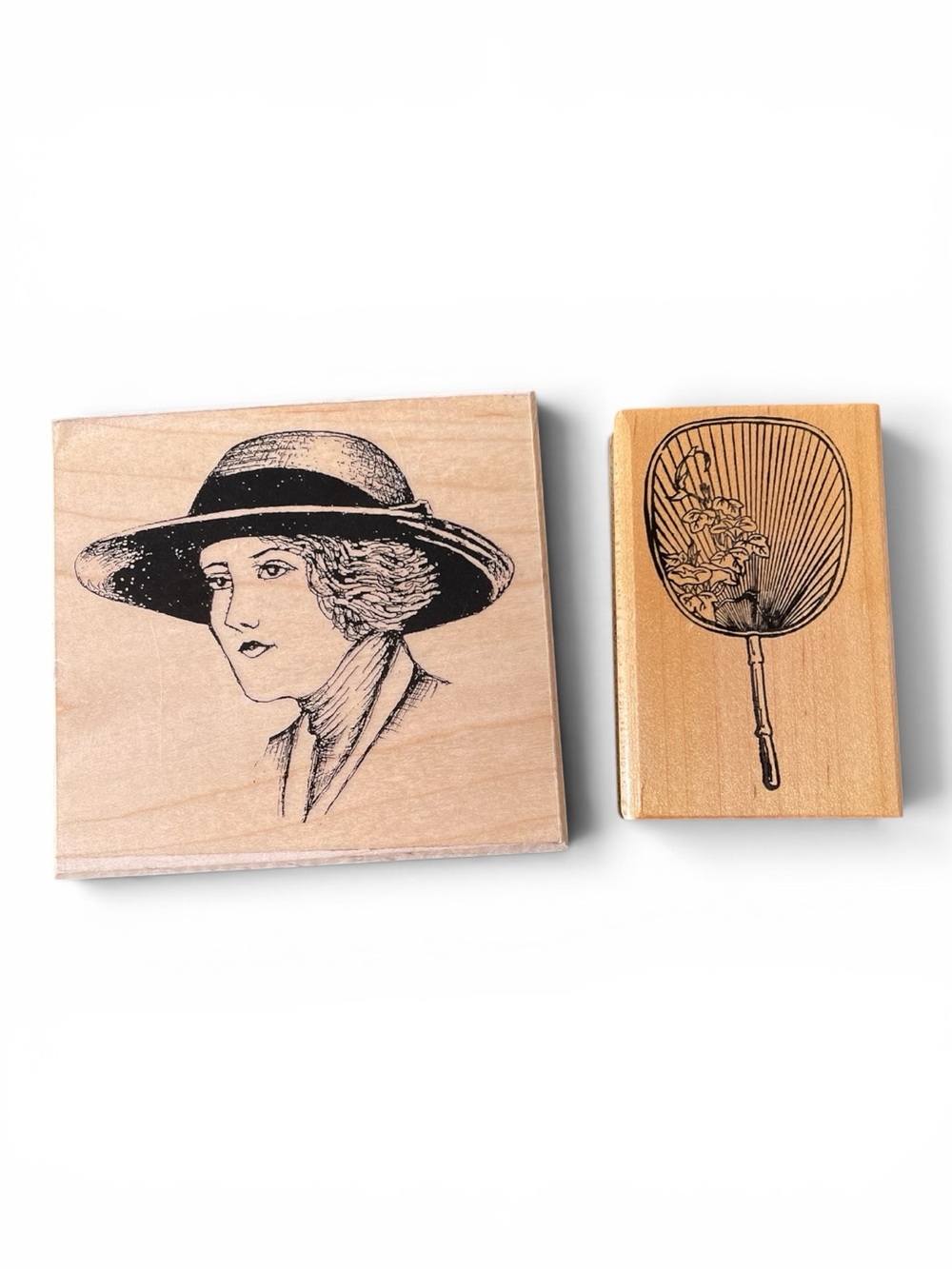 Set of 2 fancy rubber stamps, have not been used